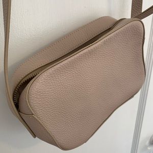 J. Crew pale pink leather purse